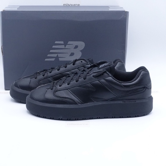 NEW New Balance Men's CT302 Sneakers CT302LB Triple Black Leather - Picture 1 of 16